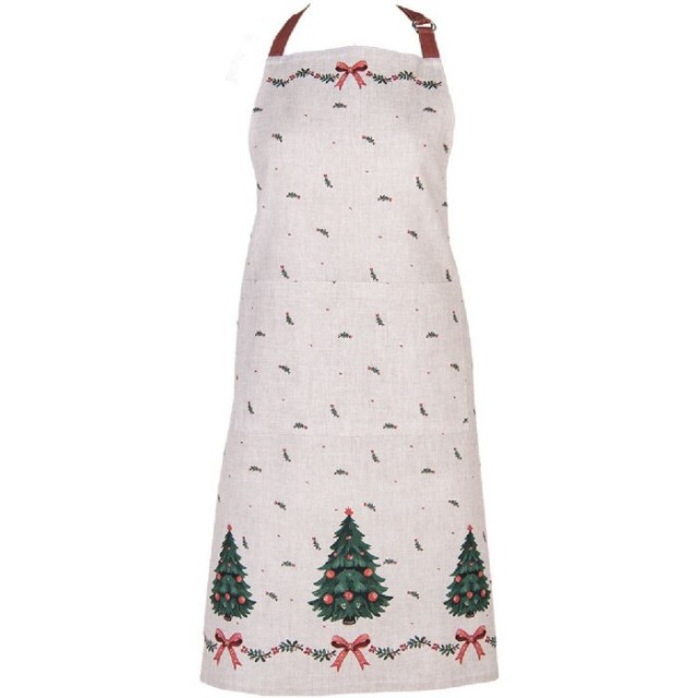 Craciun Sort de bucatarie "Traditional Christmas Harmony" 70x85 cm, Clayre & Eef Craciun Sort de bucatarie "Traditional Christmas Harmony" 70x85 cm, Clayre & Eef