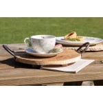 Ceasca cu farfurie "Wildflower Fields" 250ml, Clayre & Eef Ceasca cu farfurie "Wildflower Fields" 250ml, Clayre & Eef