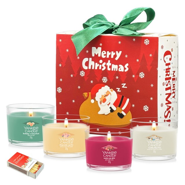 Yankee Candle Après Ski Set 4 Lumanari Minis in sticla Yankee Candle Après Ski Set 4 Lumanari Minis in sticla