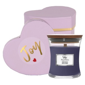 Set Cadou JOY - Lumanare Borcan Mic 85g Hinoki Dhalia, WoodWick Set Cadou JOY - Lumanare Borcan Mic 85g Hinoki Dhalia, WoodWick