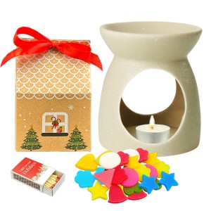 Set Aromatizor si ceara parfumata diferite arome Happy Holidays