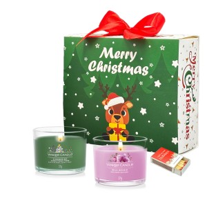 Set cadou Editie Limitata Christmas Scent - 2 lumanari parfumate Minis Yankee Candle