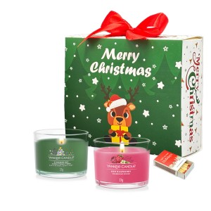 Set cadou Editie Limitata Christmas Scent - 2 lumanari parfumate Minis Yankee Candle
