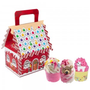 Set cadou Santa Rituals, 3 săruri de baie Bomb Cosmetics