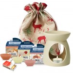 Set cadou Sparkling Christmas Aromatizor si ceara parfumata, Yankee Candle