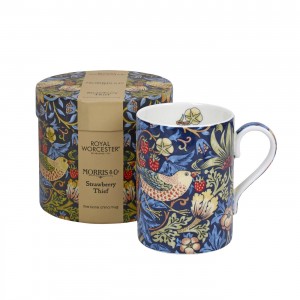 PIMPERNEL Cana in cutie cadou Strawberry Thief Indigo, 350ml PIMPERNEL Cana in cutie cadou Strawberry Thief Indigo, 350ml