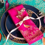 PIMPERNEL Set 2 Servetele Textile Sara Miller Chelsea Pink 40x40 cm
