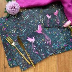 PIMPERNEL Sara Miller India Hummingbird Set 4 Placemats Large 40.10 x 29.80cm