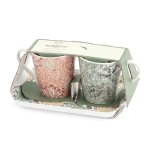 PIMPERNEL Set 2 cani din portelan cu tava, Morris & Co