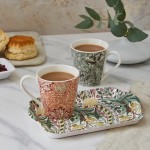PIMPERNEL Set 2 cani din portelan cu tava, Morris & Co