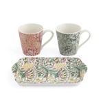 PIMPERNEL Set 2 cani din portelan cu tava, Morris & Co