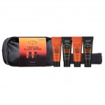 Set cadou pentru barbati Travel Bag, 4x75 ml, Gel de dus, Gel pentru fata, Aftershave si Crema hidratanta, Prosop The Scottish Fine Soaps