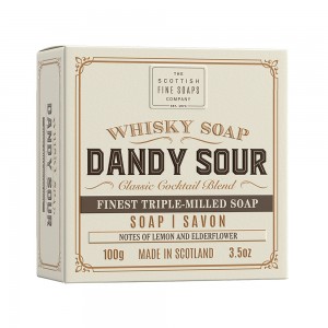 Sapun cu extract de whisky in cutie carton 100g, Dandy Sour, The Scottish Fine Soaps Sapun cu extract de whisky in cutie carton 100g, Dandy Sour, The Scottish Fine Soaps
