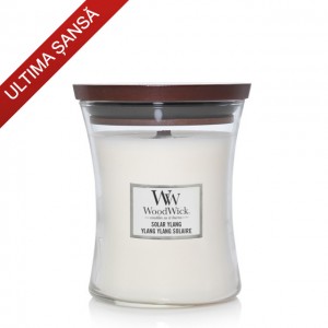 Lumanare Parfumata Borcan Mediu Solar Ylang, WoodWick®