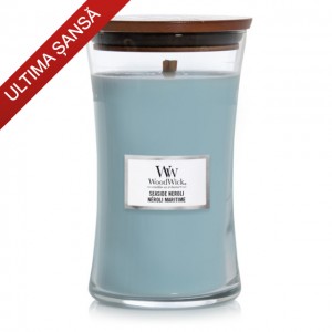 Lumanare Parfumata Borcan Mare Seaside Neroli, WoodWick®