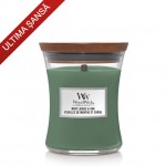 Lumanare Parfumata Borcan Mediu Mint Leaves & Oak, WoodWick®