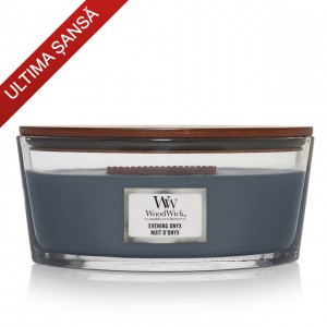 Lumanare Parfumata Ellipse Evening Onyx, WoodWick® 