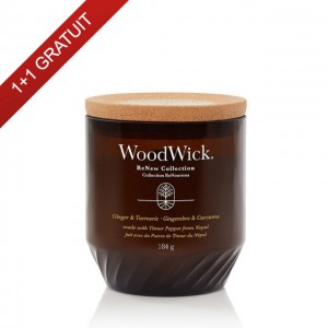 Lumanare Parfumata Borcan Mediu ReNew Ginger & Turmeric, Woodwick