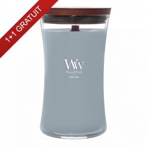 Lumanare Parfumata Borcan Mare Terra Haze, WoodWick®