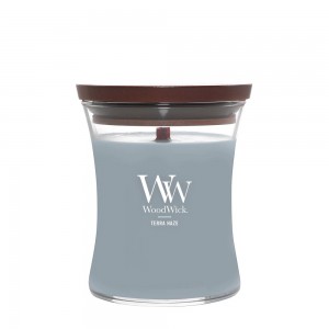 Lumanare Parfumata Borcan Mediu Terra Haze, WoodWick®