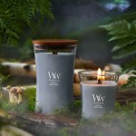 Lumanare Parfumata Borcan Mediu Terra Haze, WoodWick®