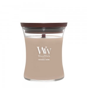 Lumanare Parfumata Borcan Mediu Patchouli Crème, WoodWick®