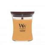Lumanare Parfumata Borcan Mediu Golden Bourbon, WoodWick®