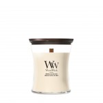 Lumanare Parfumata Borcan Mediu Vanilla & Sea Salt, WoodWick® Lumanare Parfumata Borcan Mediu Vanilla & Sea Salt, WoodWick®