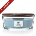 Lumanare Parfumata Ellipse Sea Salt & Cotton, WoodWick® 