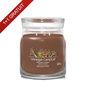 Yankee Candle Lumanare Parfumata Borcan Mediu Signature Praline & Birch