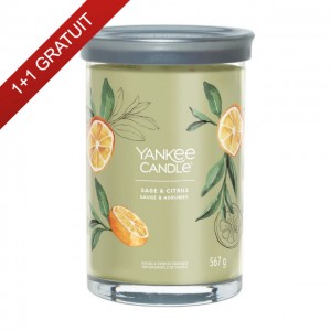 Yankee Candle Lumanare Parfumata Pahar Mare Signature Sage & Citrus