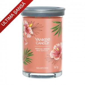 Yankee Candle Lumanare Parfumata Pahar Mare Signature Tropical Breeze Yankee Candle Lumanare Parfumata Pahar Mare Signature Tropical Breeze