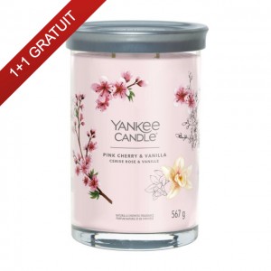 Yankee Candle Lumanare Parfumata Pahar Mare Signature Pink Cherry & Vanilla