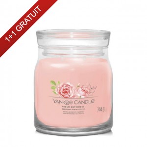 Yankee Candle Lumanare Parfumata Borcan Mediu Signature Fresh Cut Roses