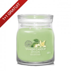 Yankee Candle Lumanare Parfumata Borcan Mediu Signature Vanilla Lime
