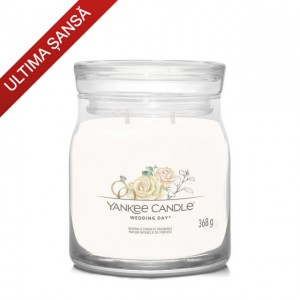 Yankee Candle Lumanare Parfumata Borcan Mediu Signature Wedding Day Yankee Candle Lumanare Parfumata Borcan Mediu Signature Wedding Day