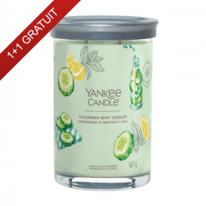 Yankee Candle Lumanare Parfumata Pahar Mare Signature Cucumber Mint Cooler