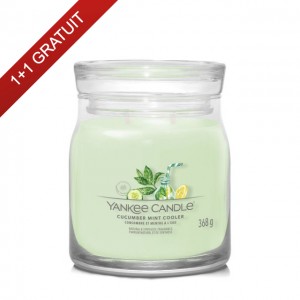 Yankee Candle Lumanare Parfumata Borcan Mediu Signature Cucumber Mint Cooler
