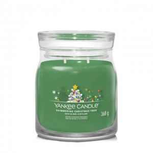 Yankee Candle Lumanare Parfumata Borcan Mediu Signature Shimmering Christmas Tree