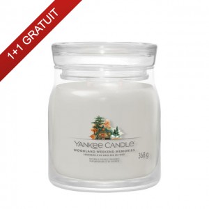Yankee Candle Lumanare Parfumata Borcan Mediu Signature Woodland Weekend Memories