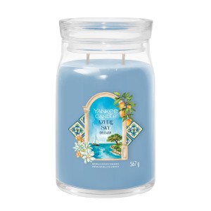 Yankee Candle Lumanare Parfumata Borcan Mare Signature Azure Sky Yankee Candle Lumanare Parfumata Borcan Mare Signature Azure Sky
