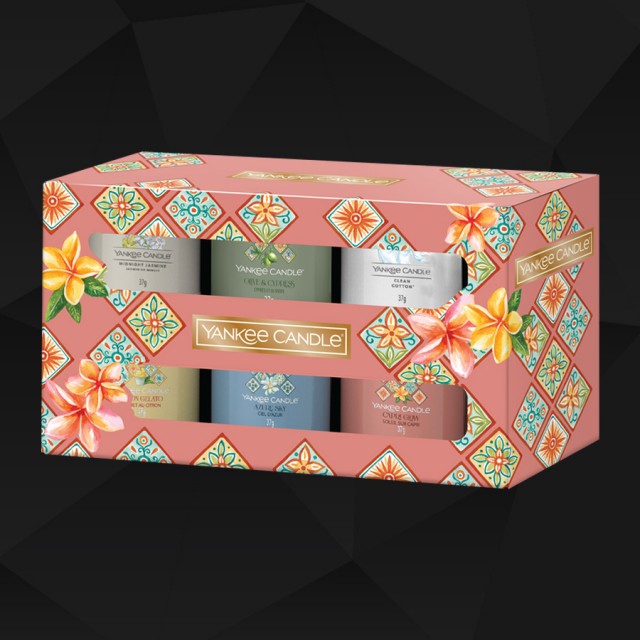 Yankee Candle Hello, Italy! Set cadou 6 lumanari Minis in sticla Yankee Candle Hello, Italy! Set cadou 6 lumanari Minis in sticla