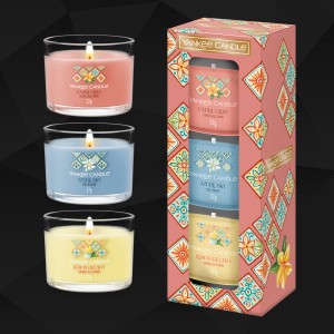 Yankee Candle Hello, Italy! Set 3 lumanari Minis in sticla