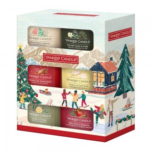 Yankee Candle Après Ski Set 6 Lumanari Minis in sticla Yankee Candle Après Ski Set 6 Lumanari Minis in sticla
