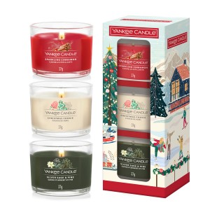 Yankee Candle Après Ski Christmas Classics Set 3 Lumanari Minis in sticla