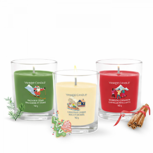 Yankee Candle Après Ski Set 3 Lumanari 142g Balsam& Cedar, Sparkling Cinnamon, Christmas Cookie