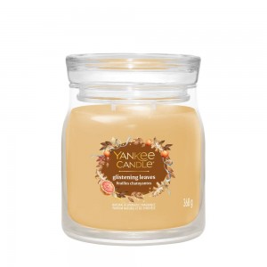 Yankee Candle Lumanare Parfumata Borcan Mediu Signature Glistening Leaves