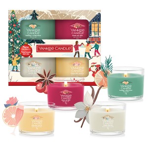 Yankee Candle Après Ski Set 4 Lumanari Minis in sticla