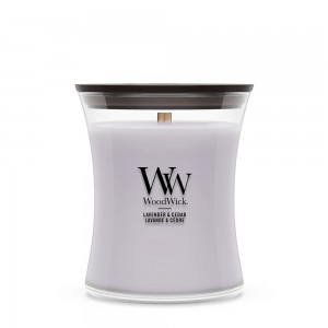 Lumanare Parfumata Borcan Mediu Lavender & Cedar, WoodWick®