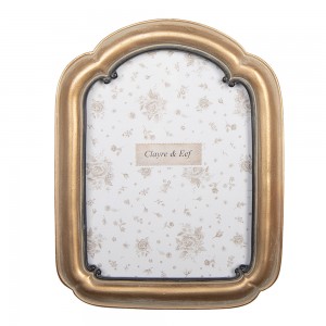 Rama foto "Golden Frame" 14x2x19 cm / 10x15 cm auriu, Clayre&Eef